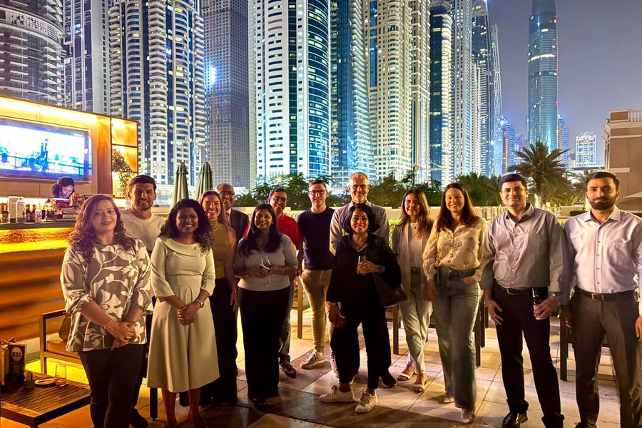 PMC Evening Connect with the Dubai Marina skyline