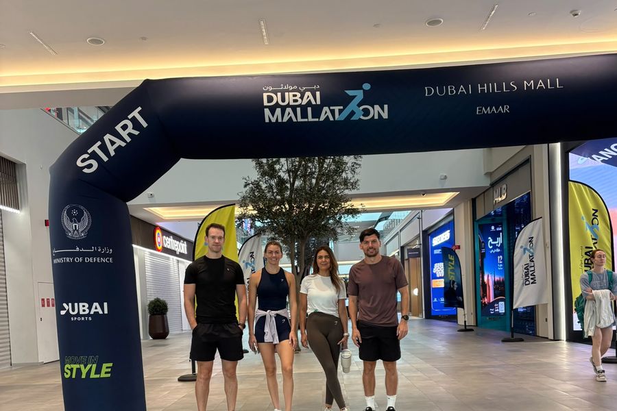 PMC members at the Dubai Mallathon
